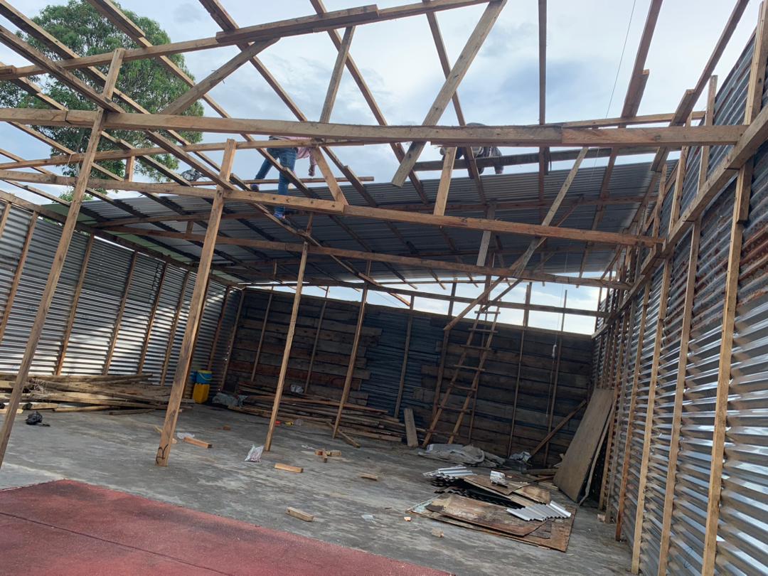 Construction de l'église